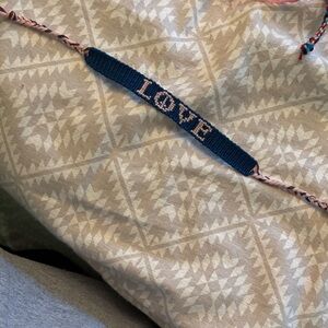 Blue and Pink LOVE Bracelet